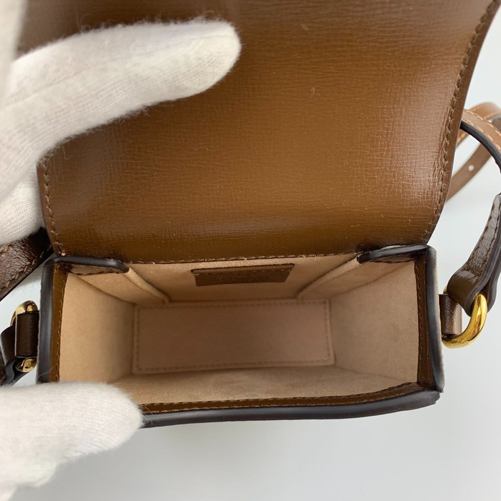 NIB Gucci horsebit 1955 mini bag - Picture 9 of 12